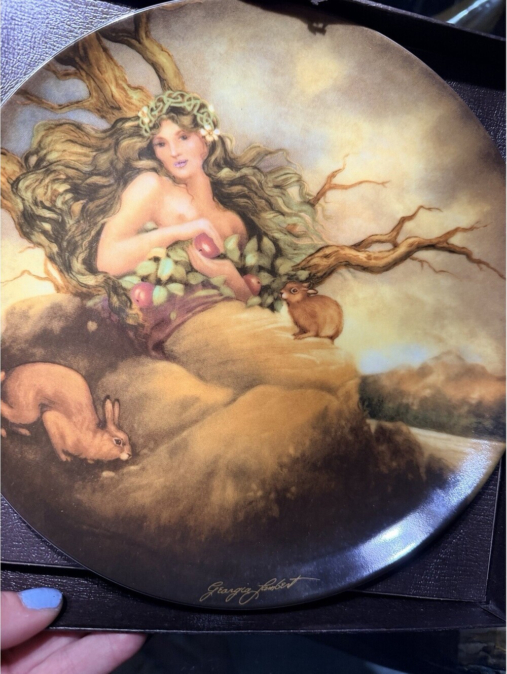 Knowles Four Ancient Elements Earth Limited Edition Collector Plate
